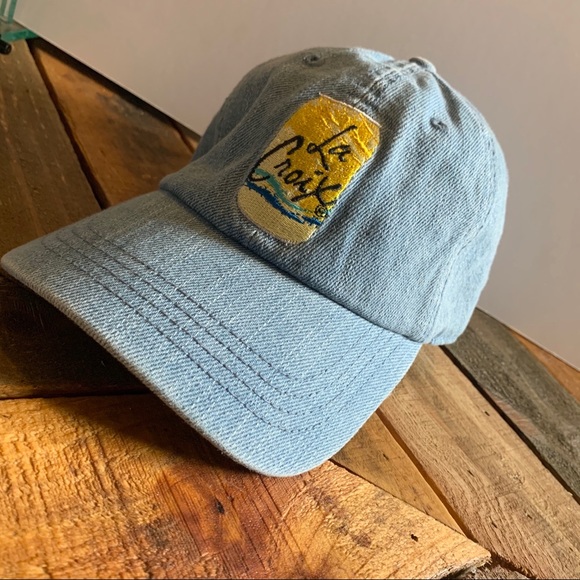 La Croix Accessories - La Croix Sparkling Water Denim Adjustable Hat Cap